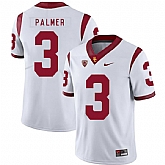 USC Trojans 3 Carson Palmer White College Football Jersey Dzhi,baseball caps,new era cap wholesale,wholesale hats